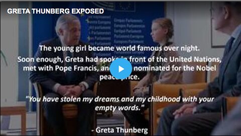 GRETA THUNBERG EXPOSED