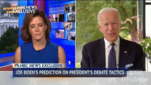 Biden bullies Trump prior to the debates.