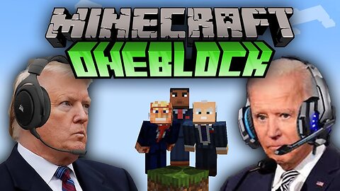 US Presidents Play Minecraft One Block