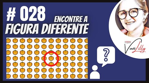 ENCONTRE A FIGURA DIFERENTE | # 028| FIND THE DIFFERENT FIGURE