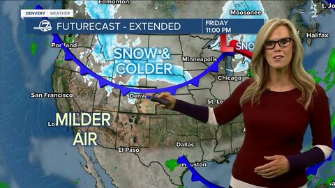 Warming up next few days before arctic cold front arrives