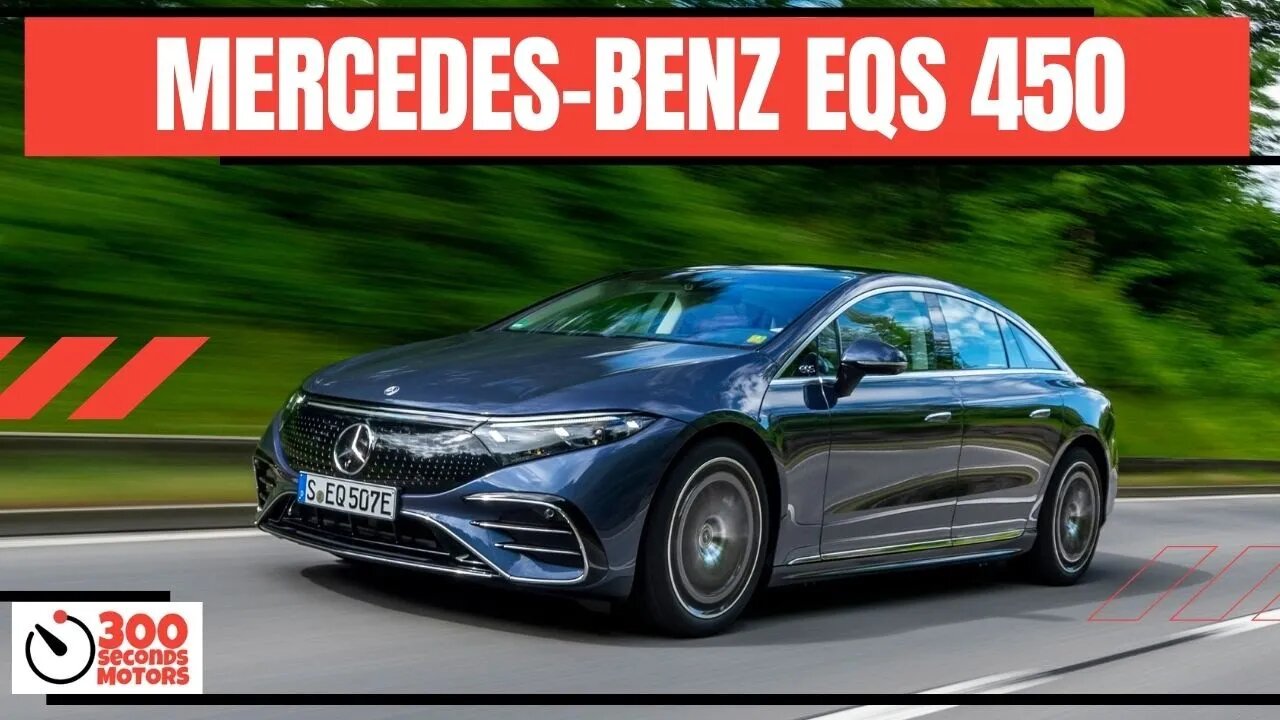 MERCEDES-BENZ EQS 450 sodalith blue the most luxury electric car