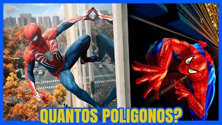 Quantos polígonos tinha o Spider-man? #shorts