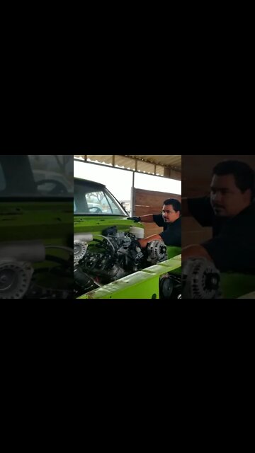 Turbo is installed! Just needs a bonnet and some tunning #carbedls #nonamenationals #dodgew100