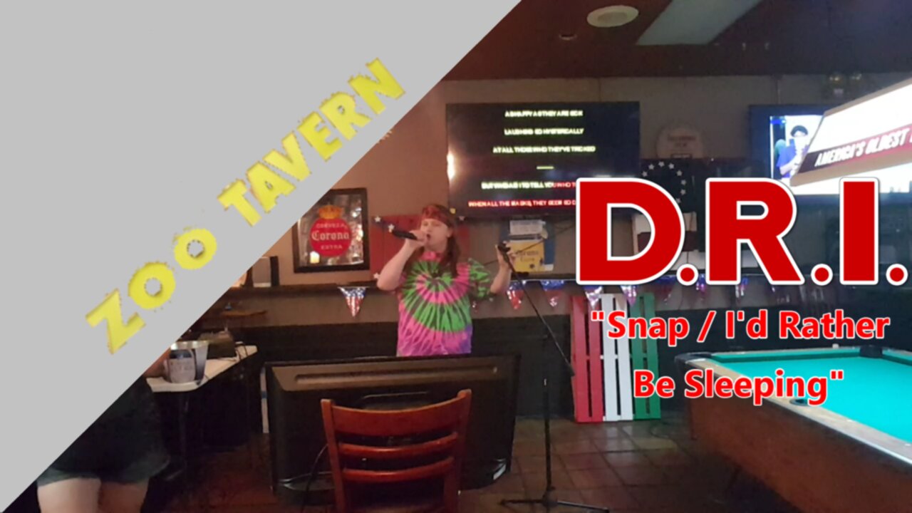 KARAOKE - D.R.I. - Snap / I'd Rather Be Sleeping (Cover)