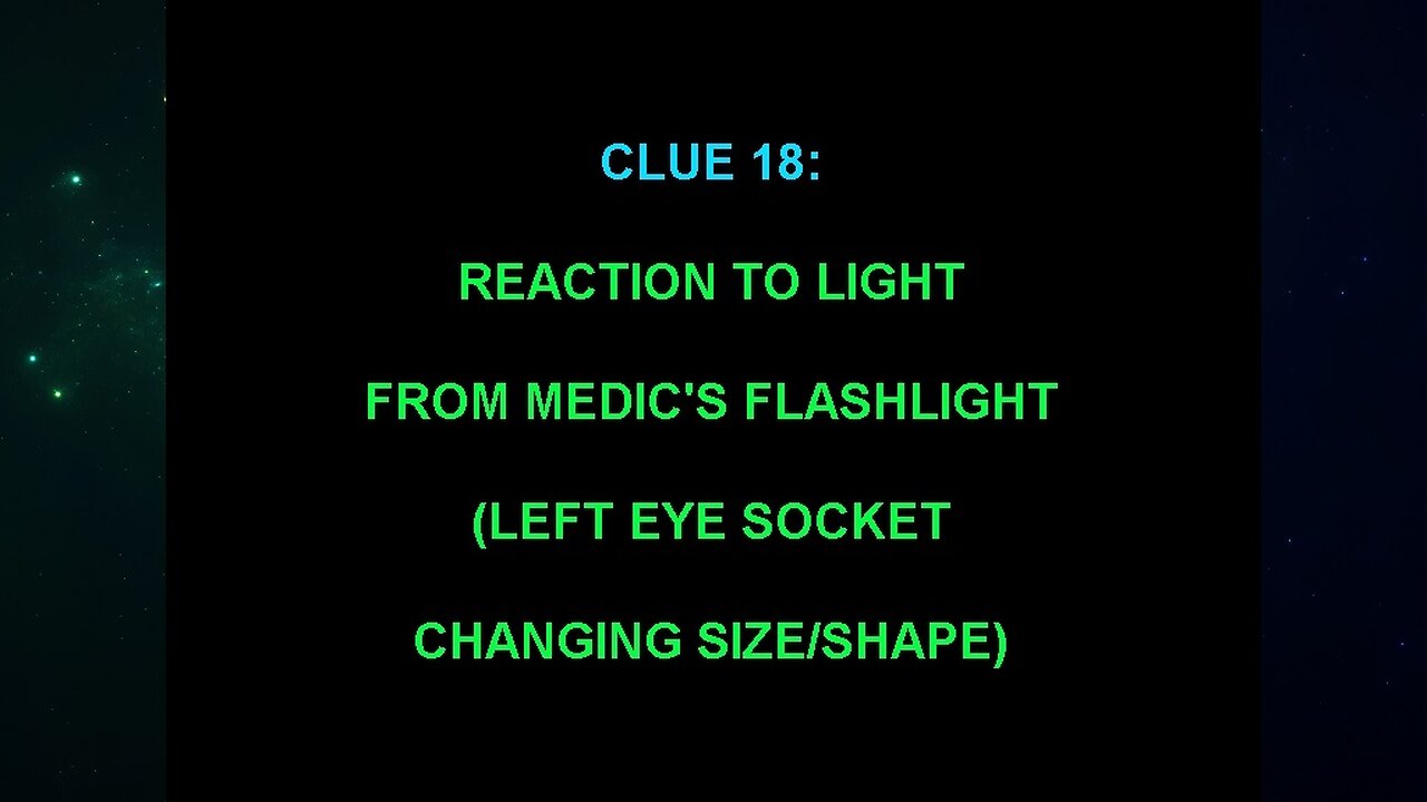 Clue 18 (The "Alien Interview" Video Analysis 2013/2014/2015)