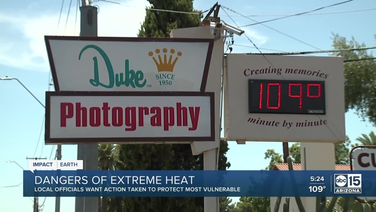 Officials call for action to protect Arizonans from extreme heat