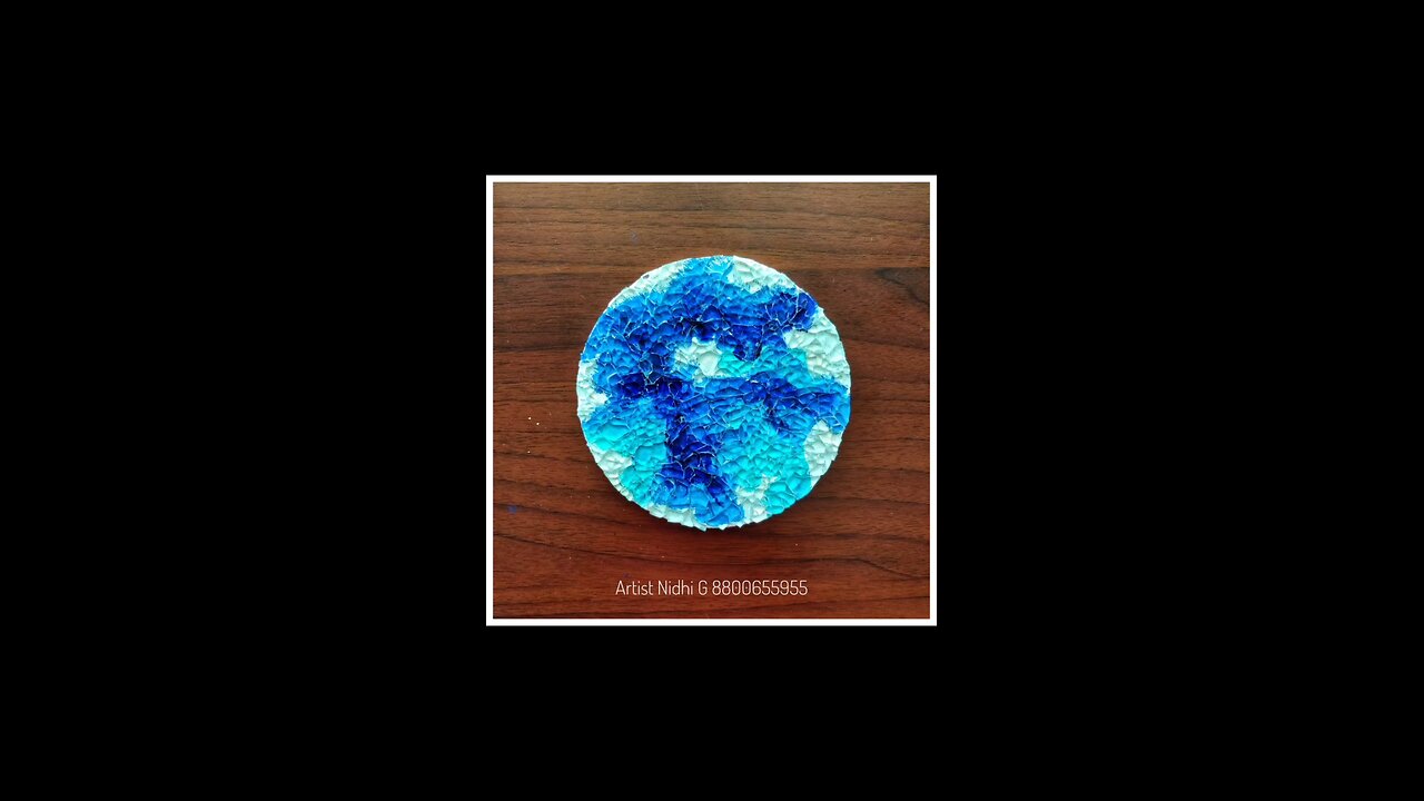 Mosaic Moon Coaster