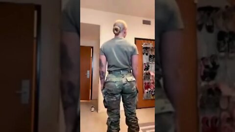 military girl hair