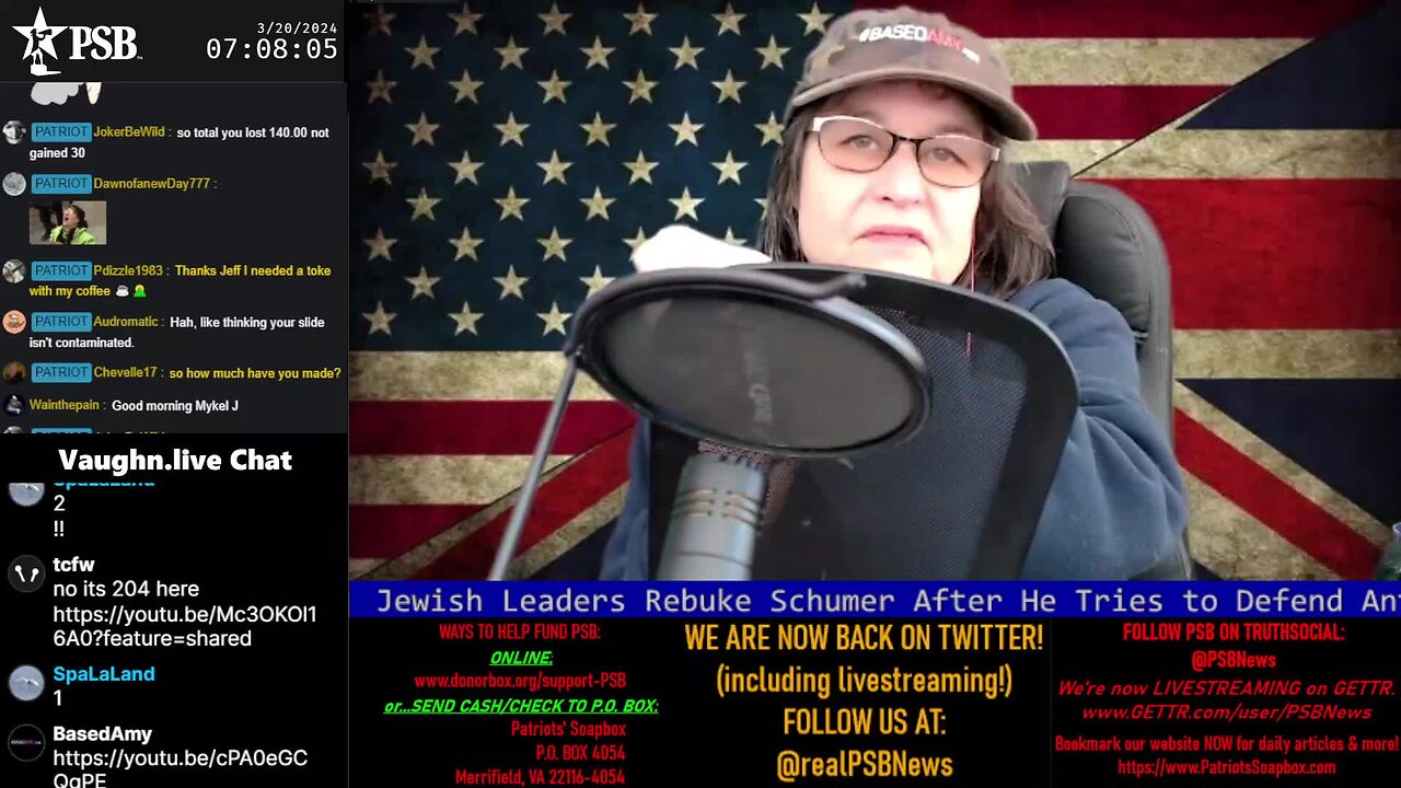 2024-03-20 07:00 EDT - Patriots Soapbox AM: with MykelJaye, SkyeBreeze