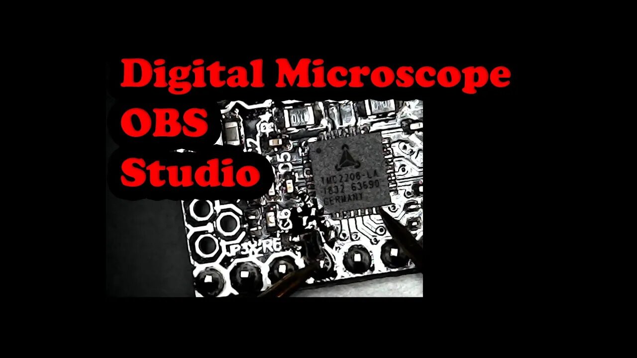 KKmoon USB Digital Microscope video capture in OBS Studio only $22 on Amazon