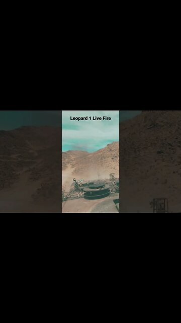 Live Fire Test of our 'AS1' Leopard 1Tank