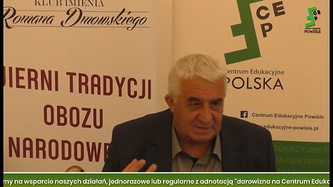 Dariusz Loranty: Skutki tego wydarzenia dla Nas Polaków dziś - 84 rocznica paktu Ribbentrop - Mołotow, spotkanie Warszawskiej Wszechnicy Narodowej w dniu 21.08.2023