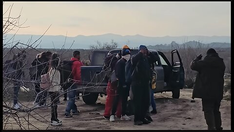 The Secure Border: Cartels shipping humans in pick up truck, Jacumba California.