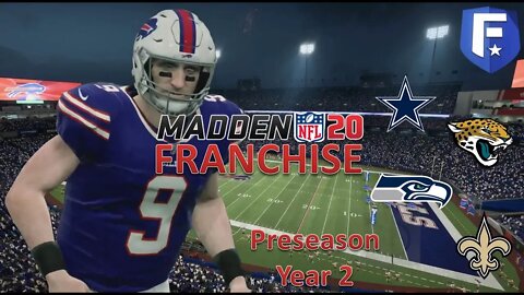 Year 2 Preseason & A Few Roster Moves l Madden 20 Bills Franchise Ep.21