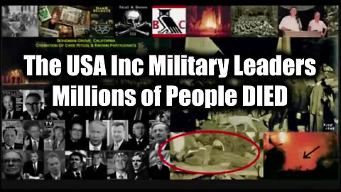 The USA Inc Military Leaders 🔥 "Millions of People DIED" 🔥 The Entire System Must Come Down