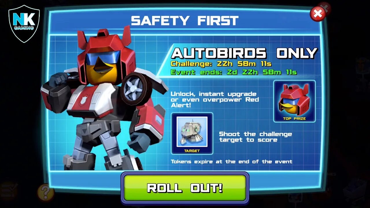 Angry Birds Transformers 2.0 - Safety First - Day 4 - Featuring Red Alert