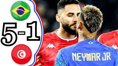 Brazil vs Tunisia highlights