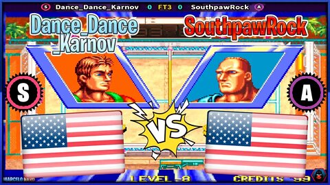 Windjammers (Dance_Dance_Karnov Vs. SouthpawRock) [U.S.A. Vs. U.S.A.]