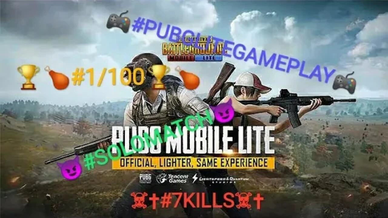 🎮#PUNGLITEGAMEPLAY🎮 ☠✝#7KILLS☠✝ 🏆🍗#1/100🏆🍗 😈#SOLOGAME😈