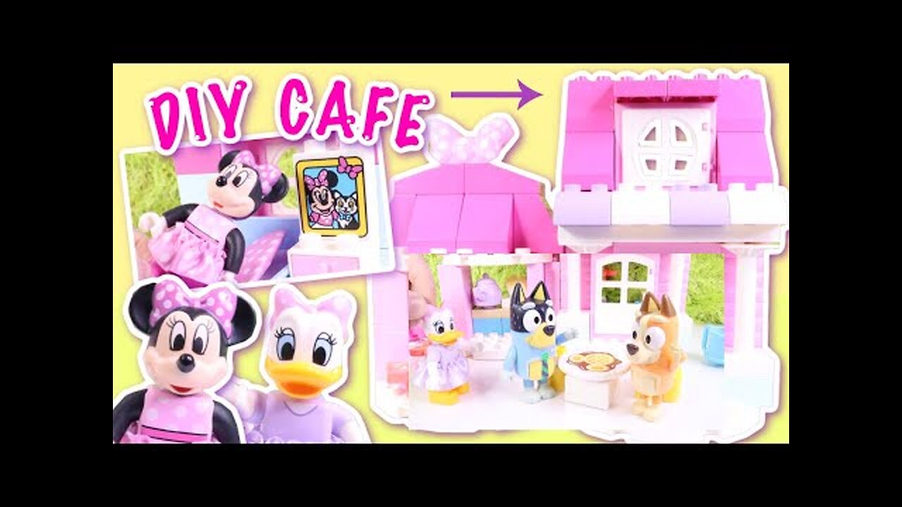 Help Minnie Mouse and Daisy Open a DIY Duplo House Cafe