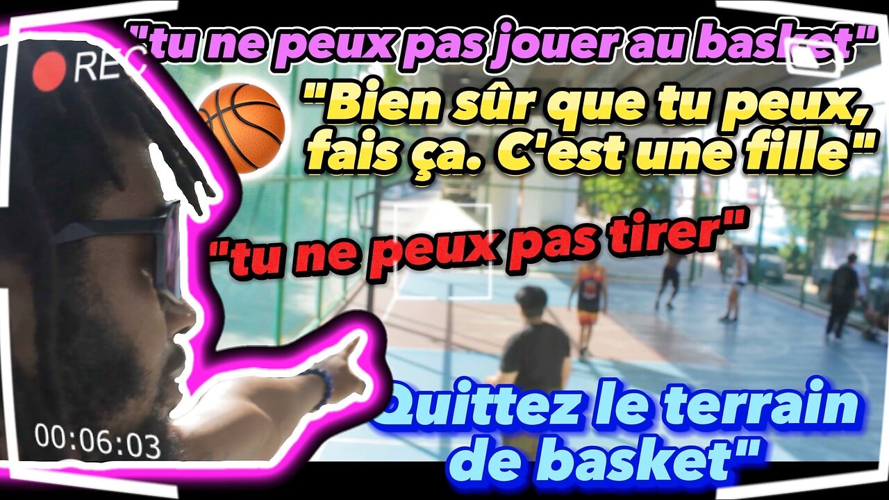 Pattaya Thaïlande, basket 3v3 très intense | une nouvelle fille veut jouer au basket avec nous !|