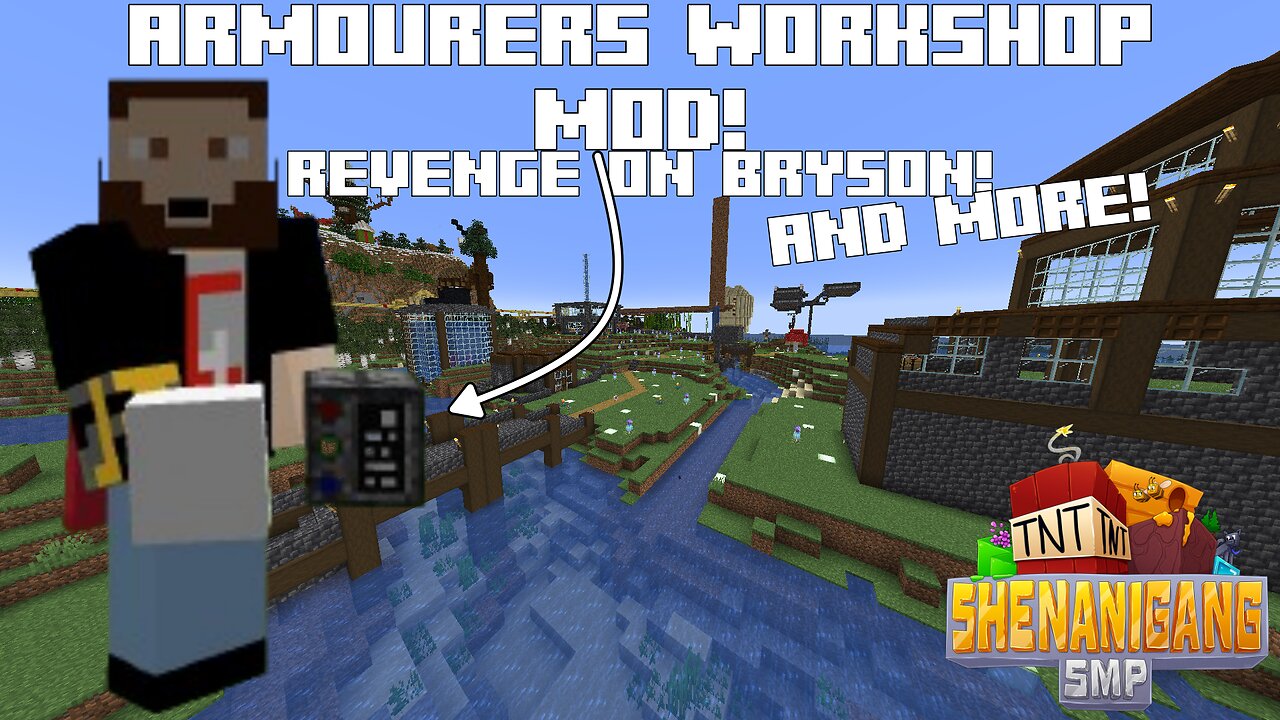 PLAYING AROUND WITH THIS NEW MOD! - Shenanigang SMP