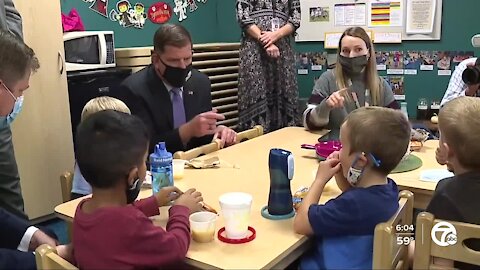 U.S. Secretary of Labor Marty Walsh says funding for child care will create path to middle class