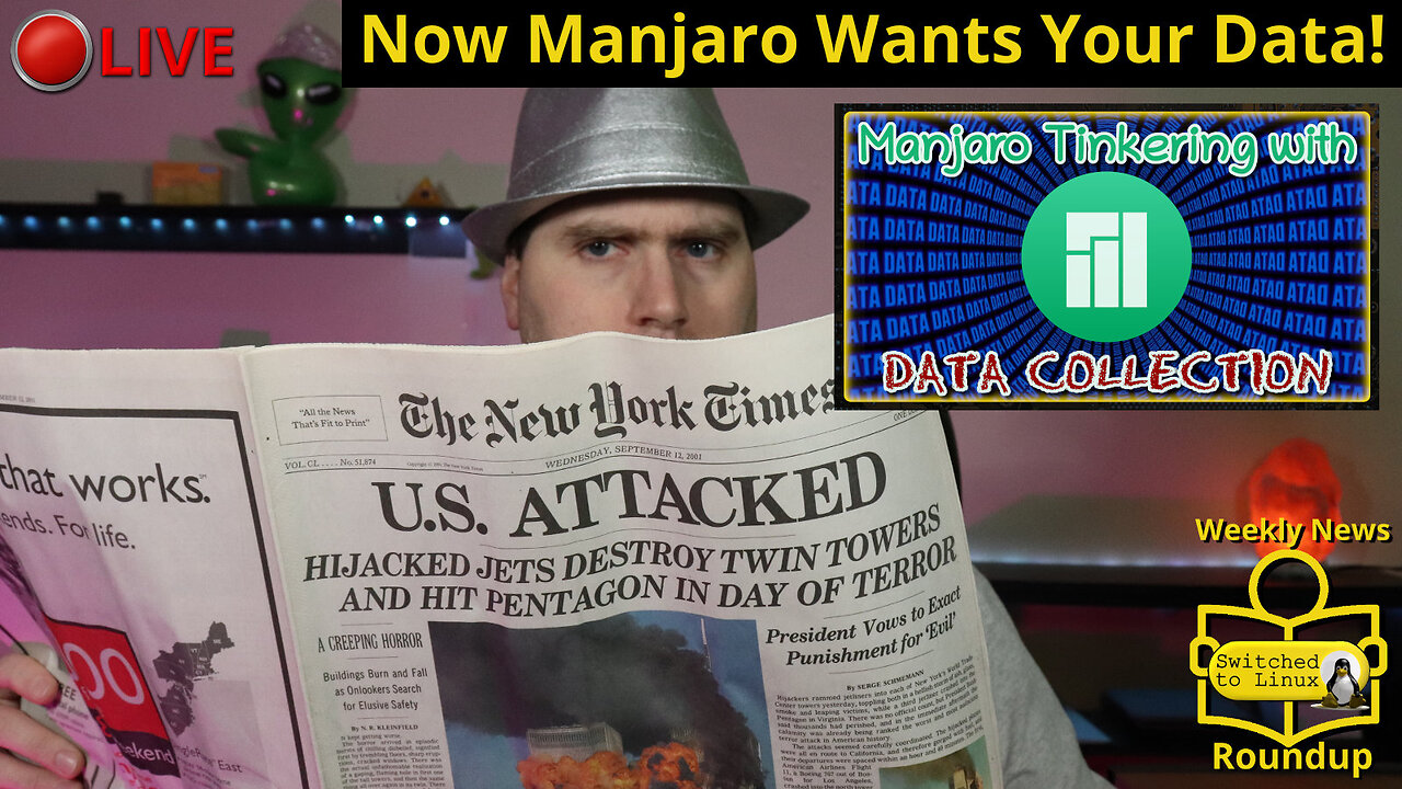 Now Manjaro Wants Your Data!