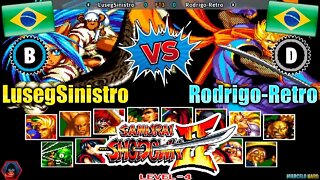 Samurai Shodown II (LusegSinistro Vs. Rodrigo-Retro) [Brazil Vs. Brazil]