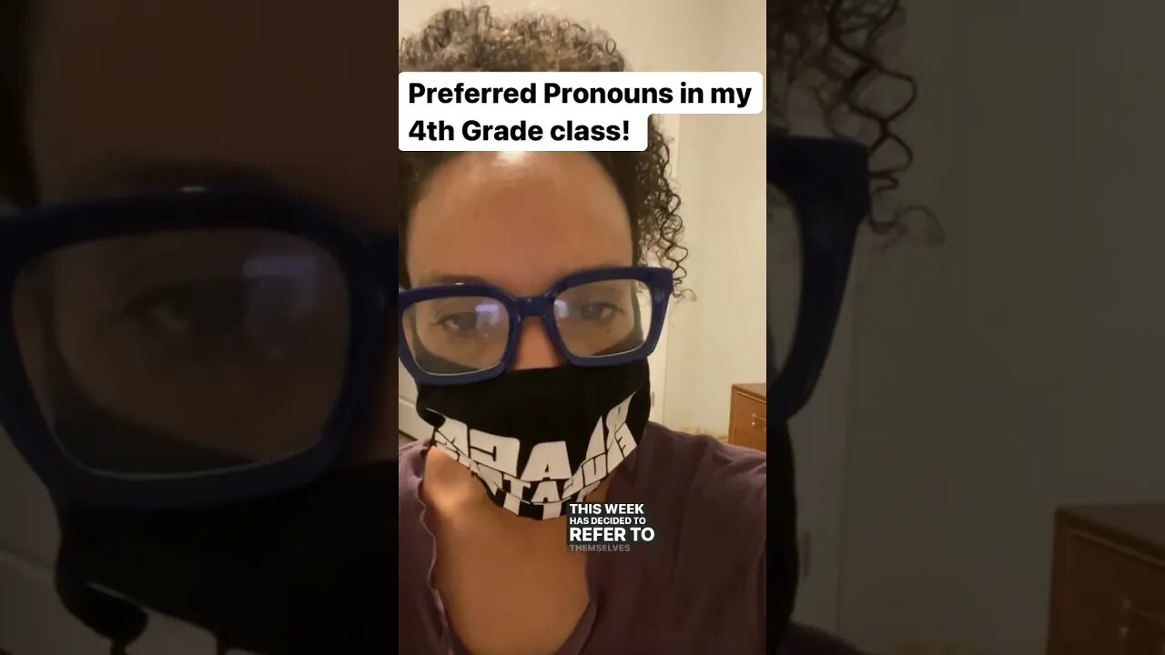Preferred PRONOUNS in my 4th grade class🏳️🌈! #shorts