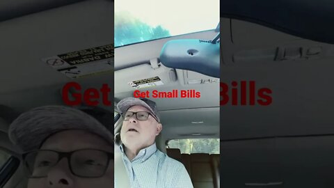 Friday Financial Tips #4 - Load up on small bills 1s, 5s and 10s. #prepperboss