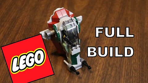 Lego star wars Boba Fett's starship microfighter full toy build