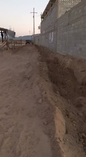 Un lado de la bodega de los animales