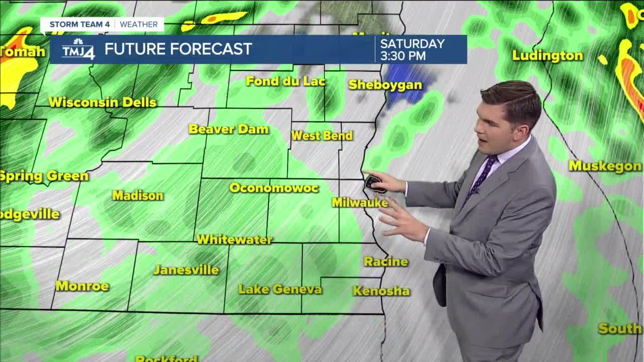 High Winds & Rain kick off the Weekend