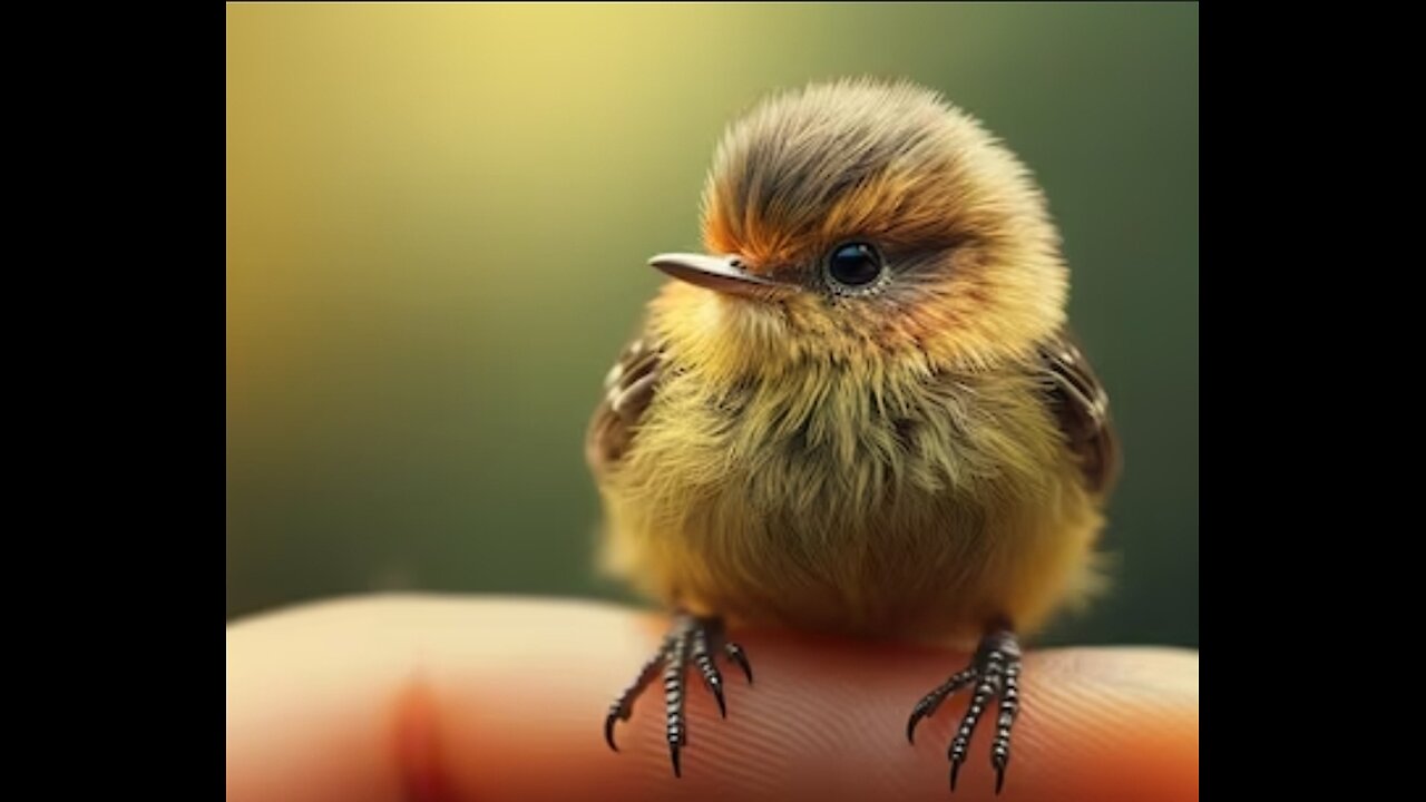 Cute baby bird away from mother|See how to feed the poor guy|Viral video