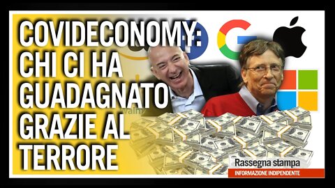 COVIDECONOMY: CHI CI HA GUADAGNATO GRAZIE AL TERRORE - TG ComeDonChisciotte 11-9-2020