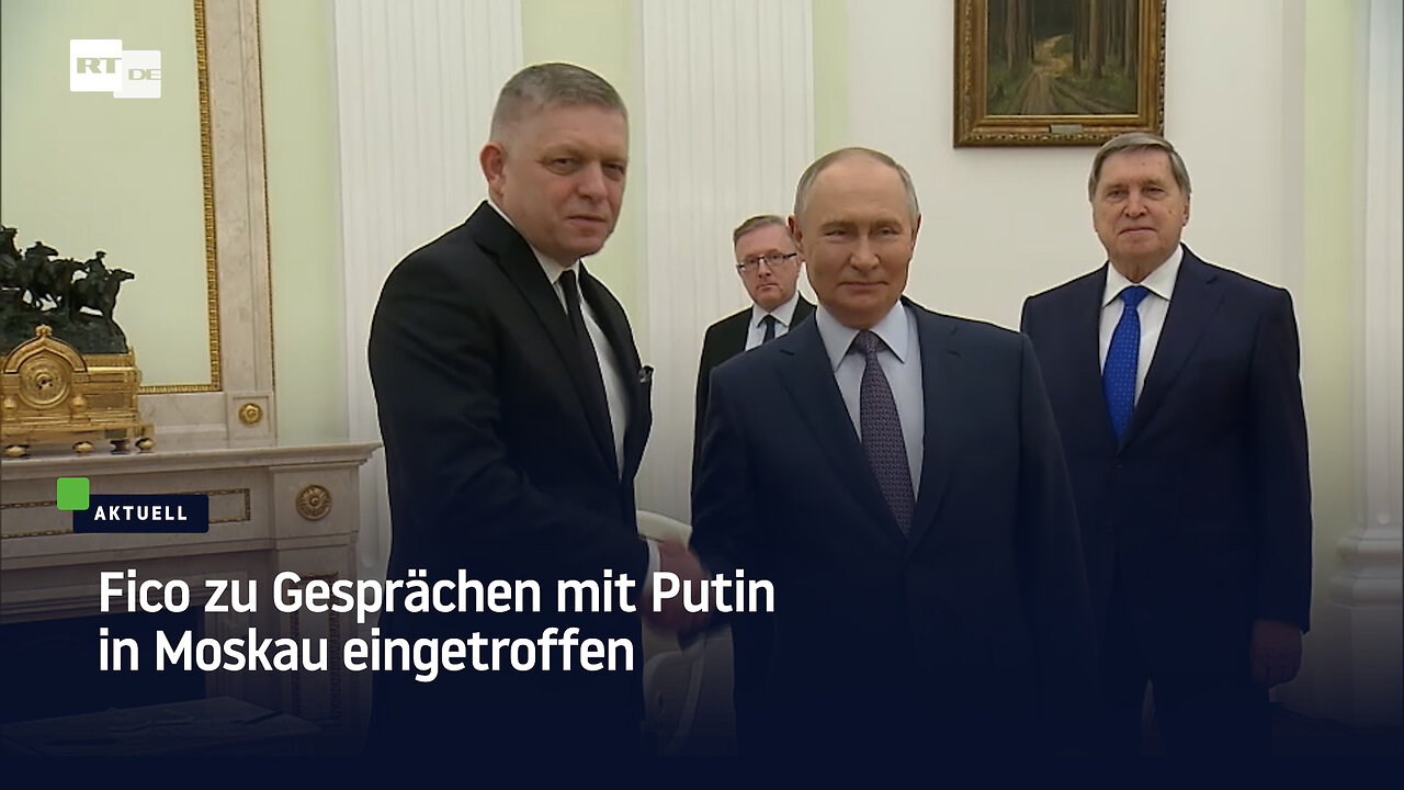 Fico zu Gesprächen mit Putin in Moskau eingetroffen