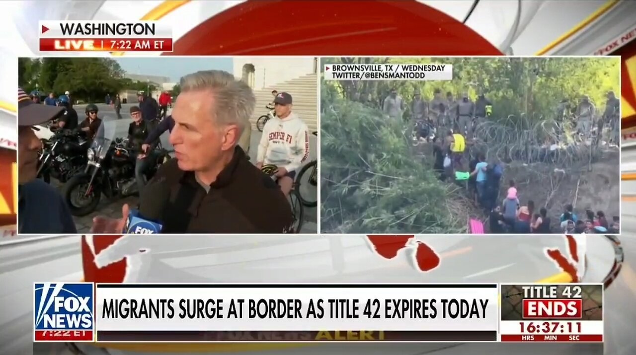 Speaker McCarthy: The Border Went From A Flood To A Tidal Wave