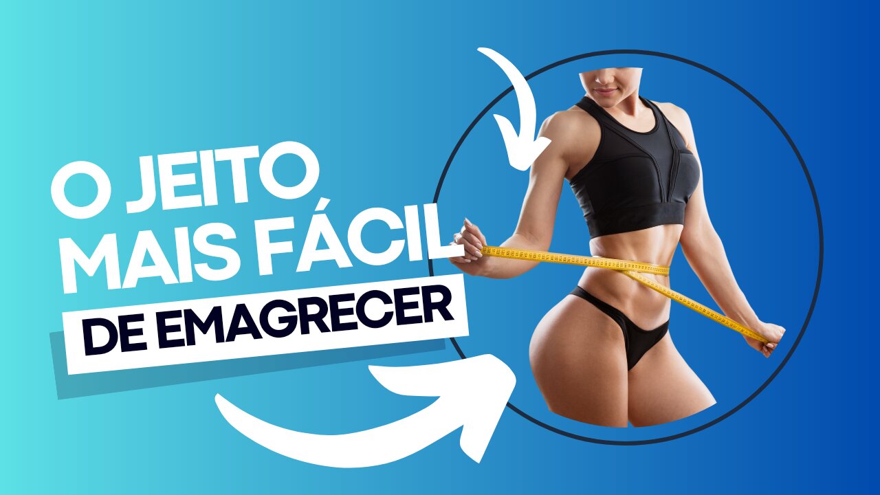 Emagrecer é fácil se você fizer assim.