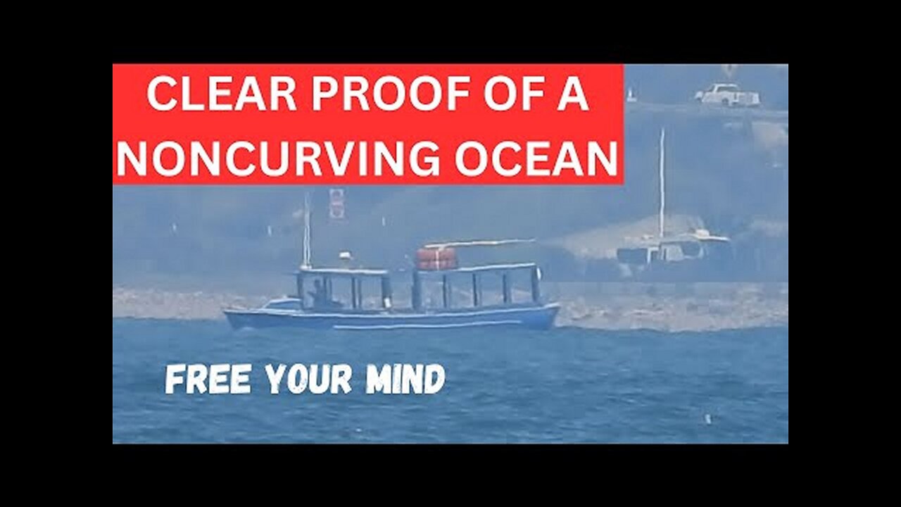 Amazing Video Of Noncurving Ocean Awesome Proof! [06.10.2023]