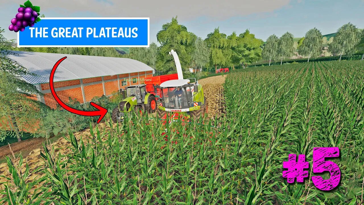 FS19 | PLANTANDO EL MAIZ y PICANDOLO CON LA CLAAS | THE GREAT PLATEAUS | Farming Simulator