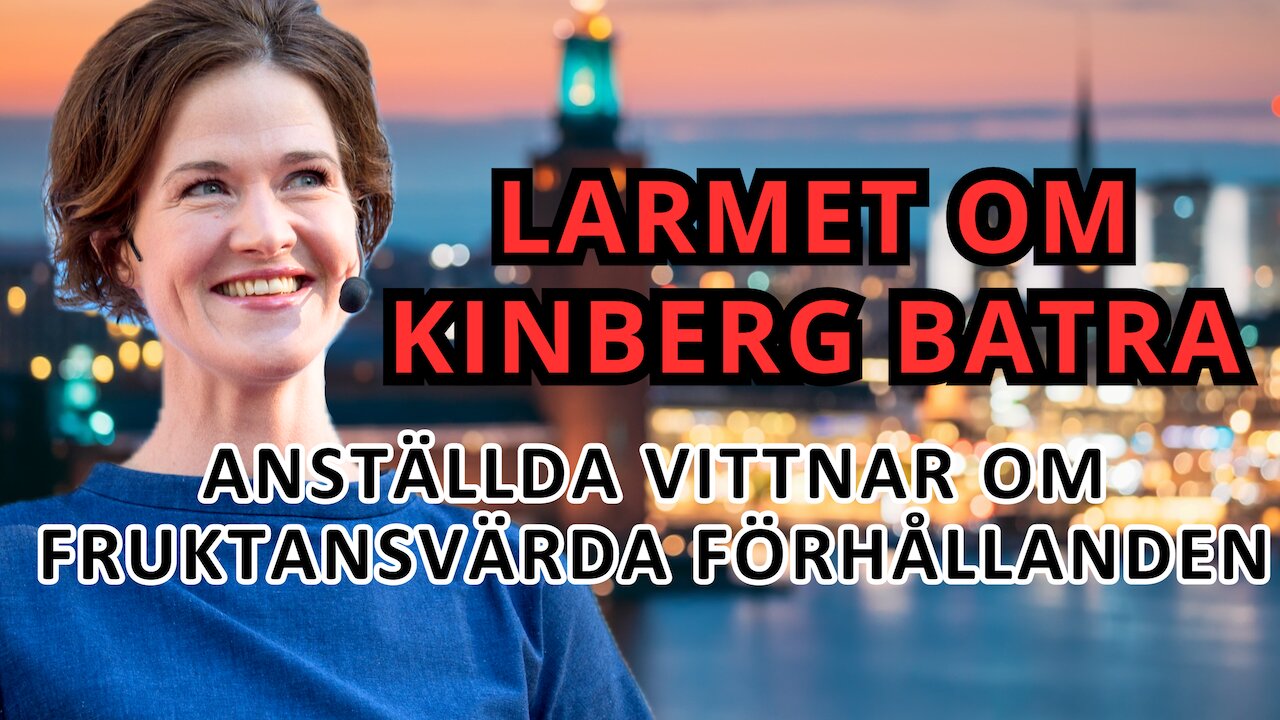 Anställda larmar: Fruktansvärda förhållanden under Anna Kinberg Batra