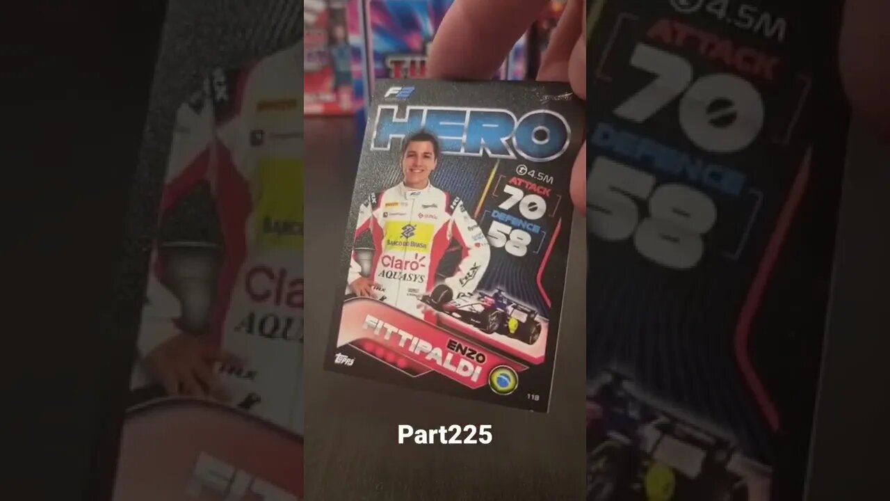 Topps Turbo Attax 2022 F1 Formula1 epic trading card opening best exclusive unboxing FRENCH GP2022