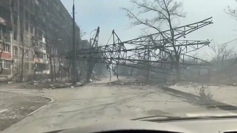 MARIUPOL WRAPPED IMAGES! RUSSIA UKRAINE WAR!