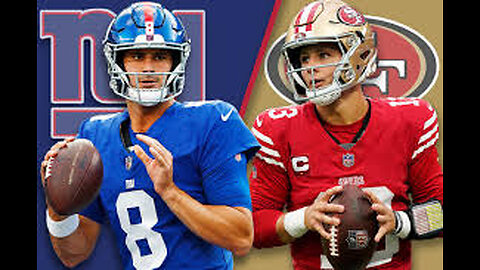 New york giants vs San Francisco 49ers |