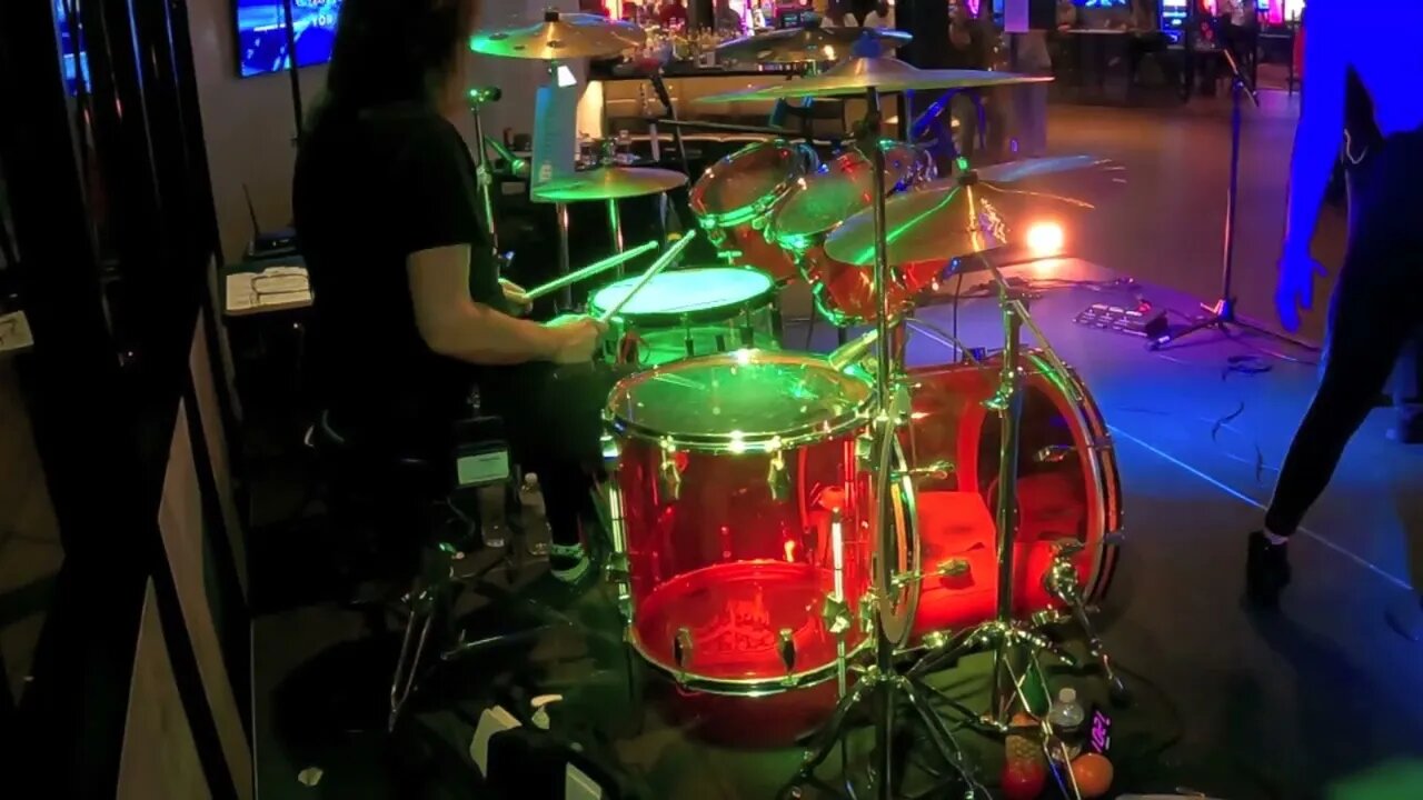 Usher featuring Pitbull-Dj got us fallin in love drum cover (live performance)