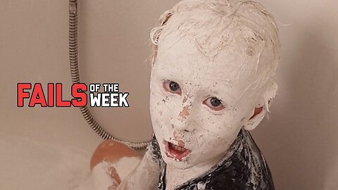 Baby Spills Paint Everywhere!! FAILS OF THIS WEEK