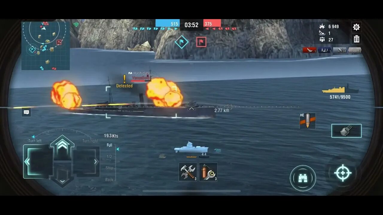 Didn’t think I would forget the gameplay did ya wows blitz here ya go