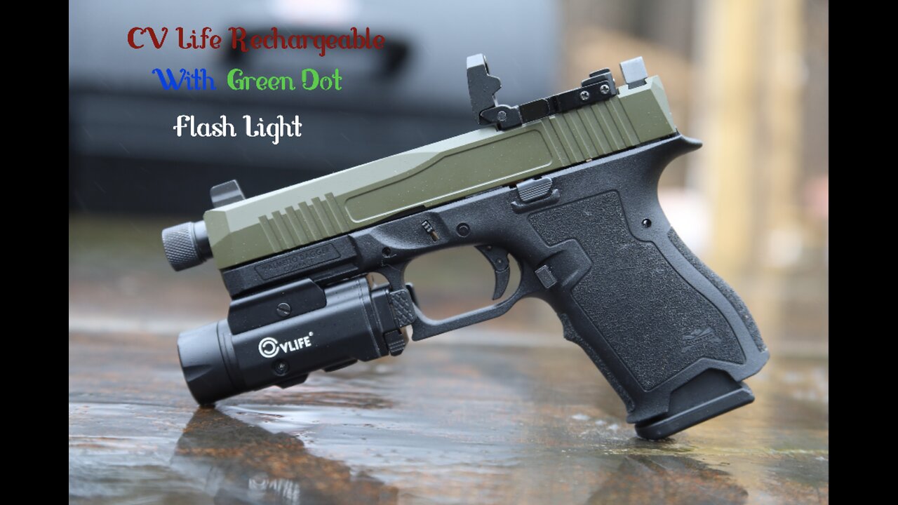 CV Life Tactical Flash light With Green Dot